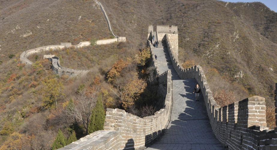 Bezoek aan Chinese muur Jinshanling Bezoek aan Chinese muur Jinshanling